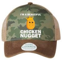 Cute Chicken Nugget Art Chicken Nugget Lover Legacy Tie Dye Trucker Hat