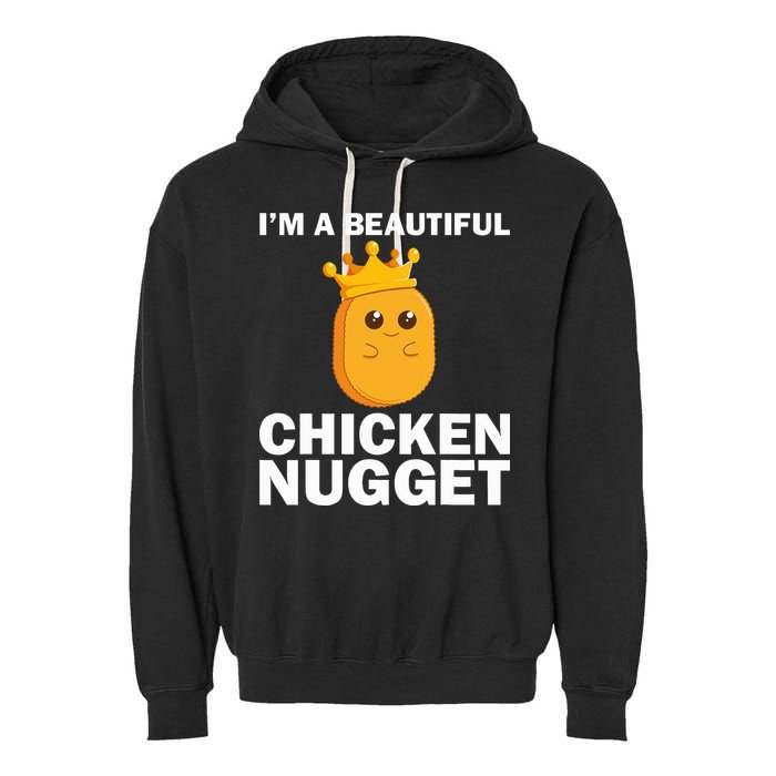 Cute Chicken Nugget Art Chicken Nugget Lover Garment-Dyed Fleece Hoodie