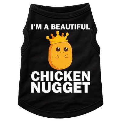 Cute Chicken Nugget Art Chicken Nugget Lover Doggie Tank