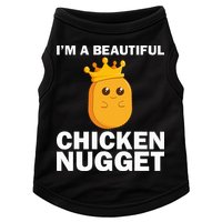 Cute Chicken Nugget Art Chicken Nugget Lover Doggie Tank