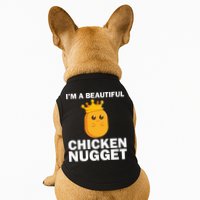 Cute Chicken Nugget Art Chicken Nugget Lover Doggie Tank
