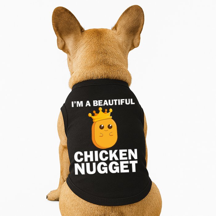 Cute Chicken Nugget Art Chicken Nugget Lover Doggie Tank