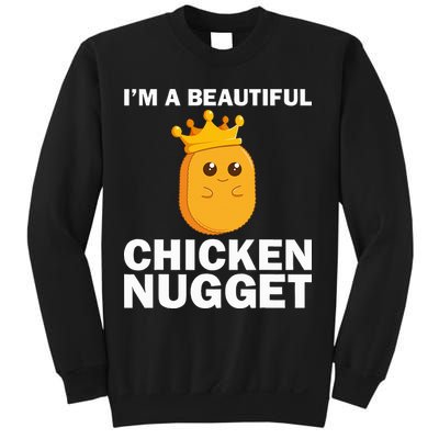 Cute Chicken Nugget Art Chicken Nugget Lover Sweatshirt
