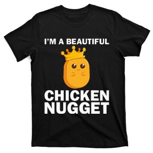 Cute Chicken Nugget Art Chicken Nugget Lover T-Shirt