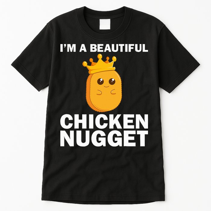 Cute Chicken Nugget Art Chicken Nugget Lover Tall T-Shirt