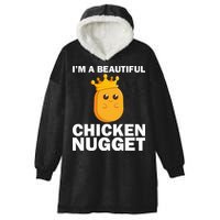 Cute Chicken Nugget Art Chicken Nugget Lover Hooded Wearable Blanket