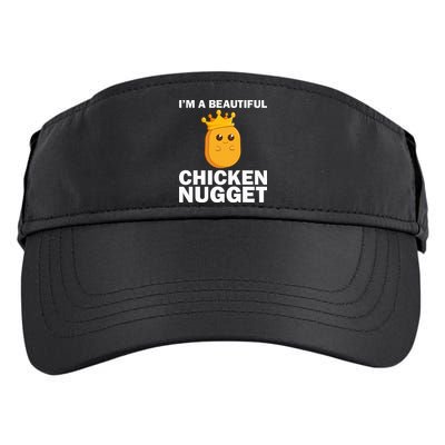 Cute Chicken Nugget Art Chicken Nugget Lover Adult Drive Performance Visor
