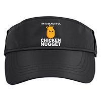 Cute Chicken Nugget Art Chicken Nugget Lover Adult Drive Performance Visor
