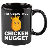 Cute Chicken Nugget Art Chicken Nugget Lover 11oz C Handle Ceramic Mug