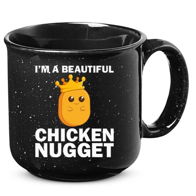 Cute Chicken Nugget Art Chicken Nugget Lover 15oz Campfire Ceramic Mug