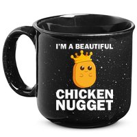 Cute Chicken Nugget Art Chicken Nugget Lover 15oz Campfire Ceramic Mug