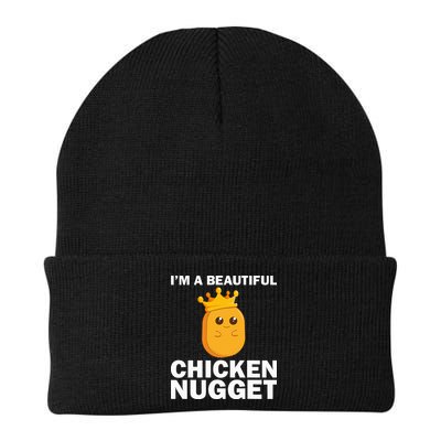 Cute Chicken Nugget Art Chicken Nugget Lover Knit Cap Winter Beanie