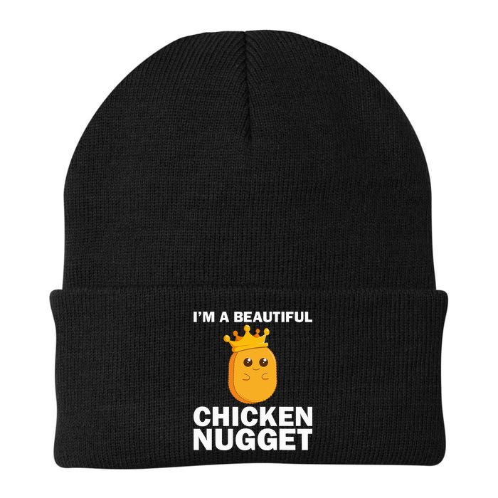 Cute Chicken Nugget Art Chicken Nugget Lover Beanie