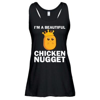 Cute Chicken Nugget Art Chicken Nugget Lover Ladies Essential Flowy Tank