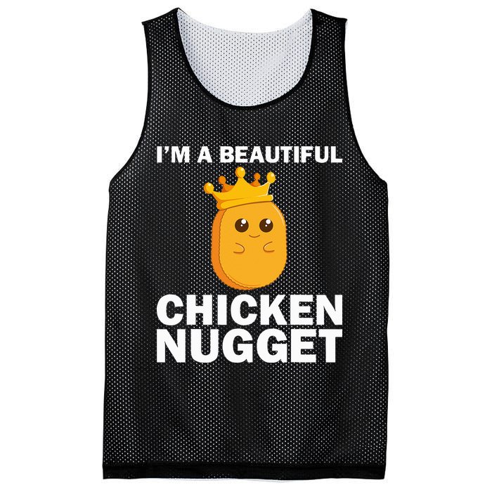 Cute Chicken Nugget Art Chicken Nugget Lover Mesh Reversible Basketball Jersey Tank