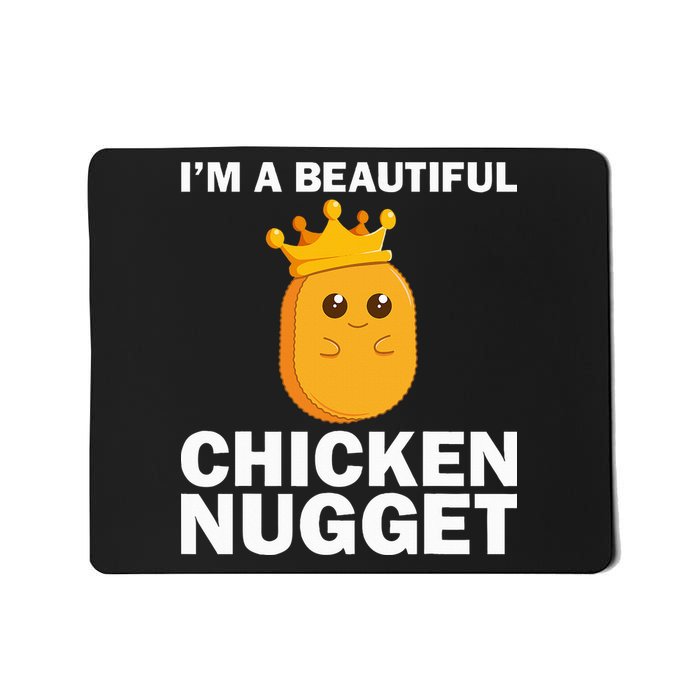Cute Chicken Nugget Art Chicken Nugget Lover Mousepad