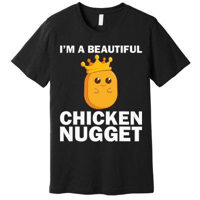 Cute Chicken Nugget Art Chicken Nugget Lover Premium T-Shirt