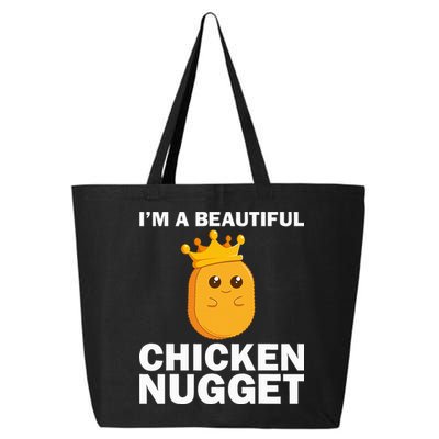 Cute Chicken Nugget Art Chicken Nugget Lover 25L Jumbo Tote