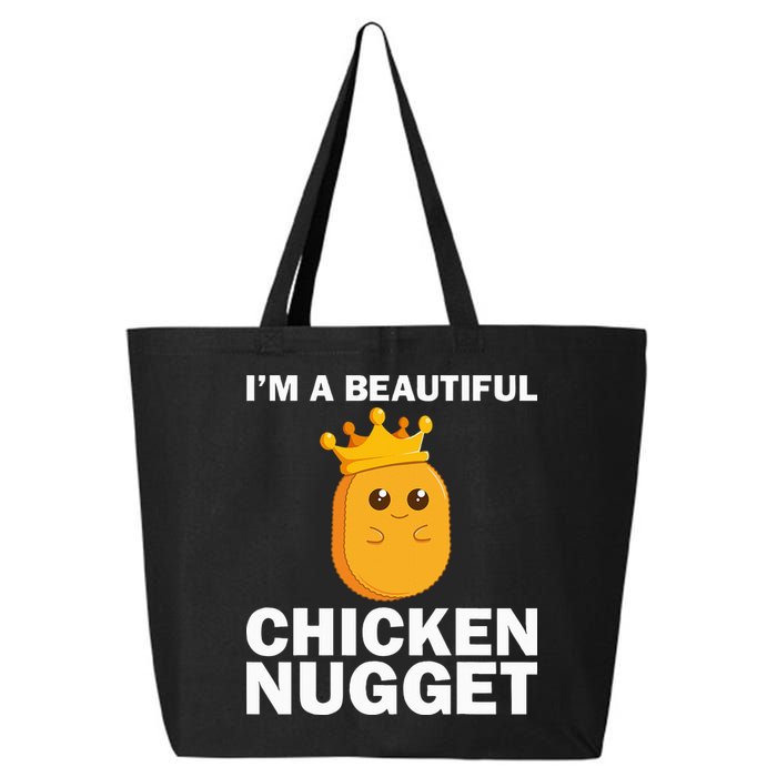 Cute Chicken Nugget Art Chicken Nugget Lover 25L Jumbo Tote