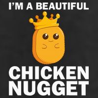 Cute Chicken Nugget Art Chicken Nugget Lover 25L Jumbo Tote