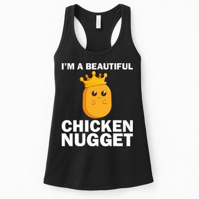 Cute Chicken Nugget Art Chicken Nugget Lover Womens Tank Top
