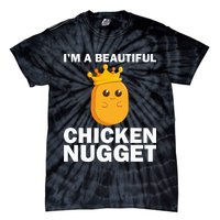 Cute Chicken Nugget Art Chicken Nugget Lover Tie-Dye T-Shirt