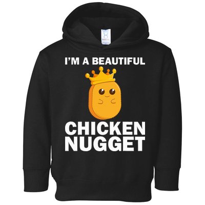 Cute Chicken Nugget Art Chicken Nugget Lover Toddler Hoodie