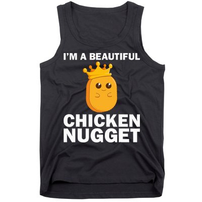 Cute Chicken Nugget Art Chicken Nugget Lover Tank Top