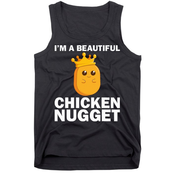 Cute Chicken Nugget Art Chicken Nugget Lover Tank Top