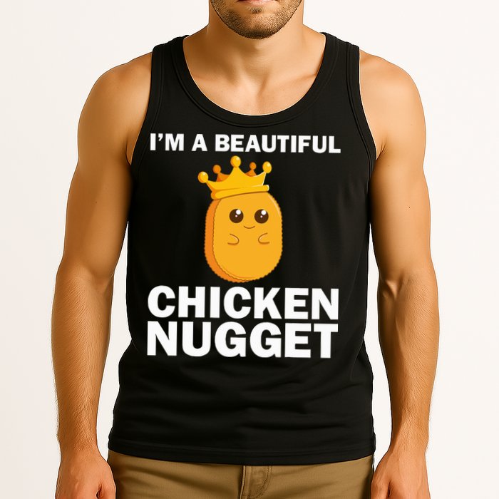 Cute Chicken Nugget Art Chicken Nugget Lover Tank Top