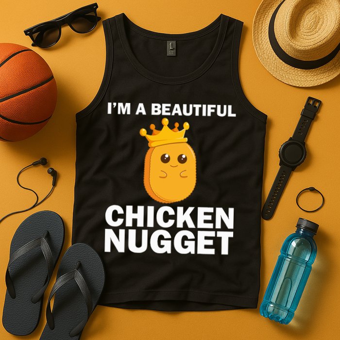 Cute Chicken Nugget Art Chicken Nugget Lover Tank Top