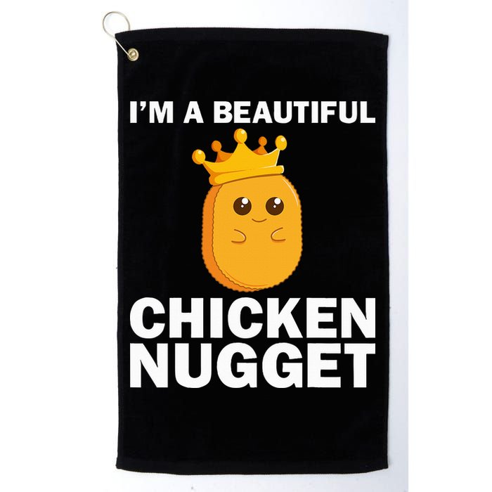 Cute Chicken Nugget Art Chicken Nugget Lover Golf Towel