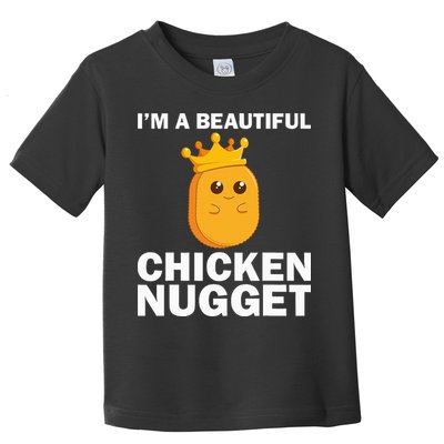 Cute Chicken Nugget Art Chicken Nugget Lover Toddler T-Shirt