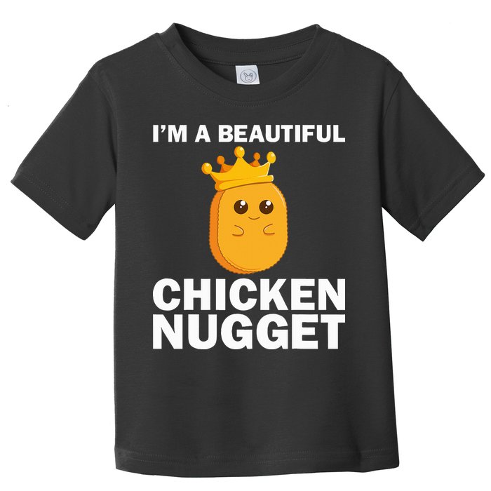 Cute Chicken Nugget Art Chicken Nugget Lover Toddler T-Shirt