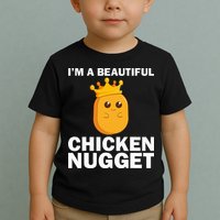 Cute Chicken Nugget Art Chicken Nugget Lover Toddler T-Shirt