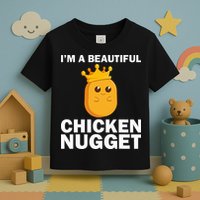 Cute Chicken Nugget Art Chicken Nugget Lover Toddler T-Shirt