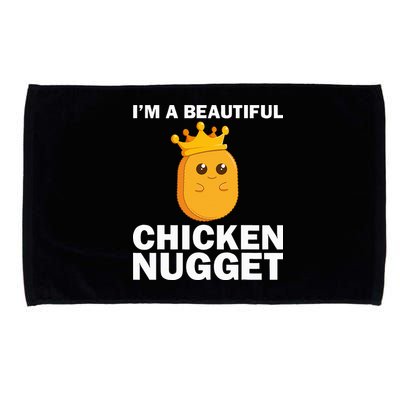 Cute Chicken Nugget Art Chicken Nugget Lover Microfiber Hand Towel