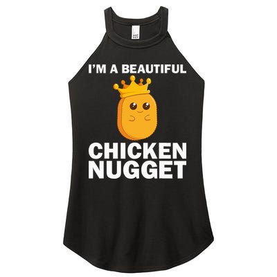Cute Chicken Nugget Art Chicken Nugget Lover Women's Perfect Tri Rocker Tank