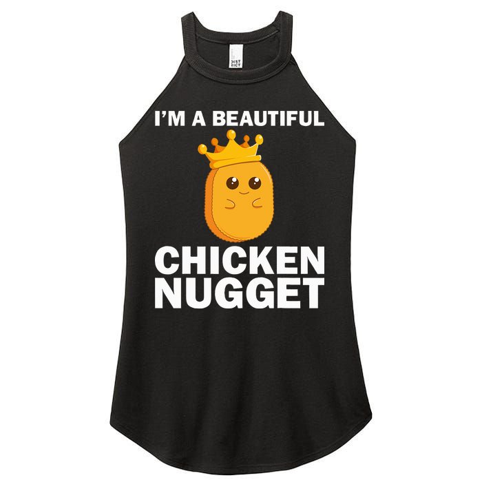 Cute Chicken Nugget Art Chicken Nugget Lover Women's Perfect Tri Rocker Tank