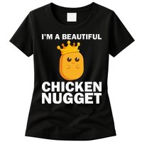 Cute Chicken Nugget Art Chicken Nugget Lover Womens T-Shirt