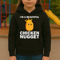 Cute Chicken Nugget Art Chicken Nugget Lover Kids Hoodie