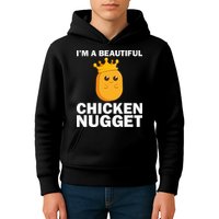 Cute Chicken Nugget Art Chicken Nugget Lover Kids Hoodie