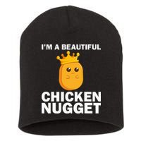 Cute Chicken Nugget Art Chicken Nugget Lover Short Acrylic Beanie