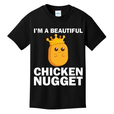 Cute Chicken Nugget Art Chicken Nugget Lover Kids T-Shirt