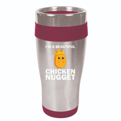 Cute Chicken Nugget Art Chicken Nugget Lover 16oz Travel Tumbler