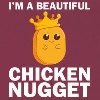 Cute Chicken Nugget Art Chicken Nugget Lover 16oz Travel Tumbler
