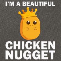 Cute Chicken Nugget Art Chicken Nugget Lover Cotton Canvas Backpack