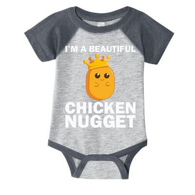 Cute Chicken Nugget Art Chicken Nugget Lover Infant Baby Jersey Bodysuit