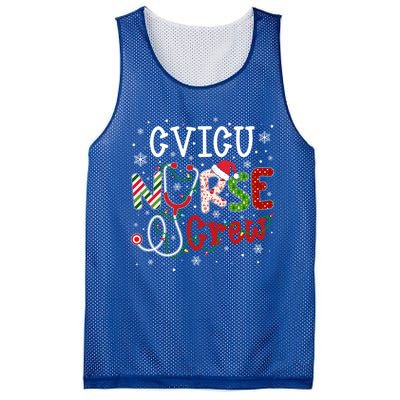 Cvicu Christmas Nurse Crew Funny Nursing Christmas Pattern Gift Mesh Reversible Basketball Jersey Tank