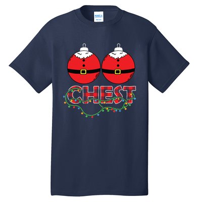 Chestnuts Chest Nuts Christmas Matching Christmas Couples Tall T-Shirt